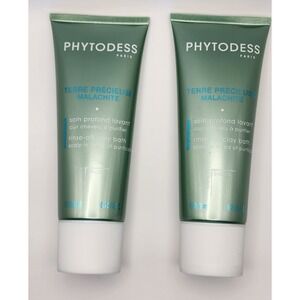PhytoDess Paris Terre Précieuse Malachite Scalp Clay Bath 6.76 oz Lot of 2 NEW
